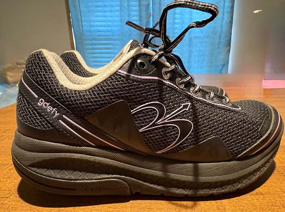 Gravity Defyer GDefy Mighty Walk Women's Orthopedic Shoes, Black/Purple Size 8 - Picture 6 of 10